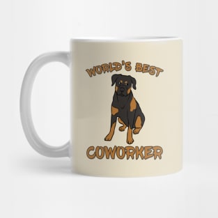Rottweiler World's Best Coworker WFH Mug